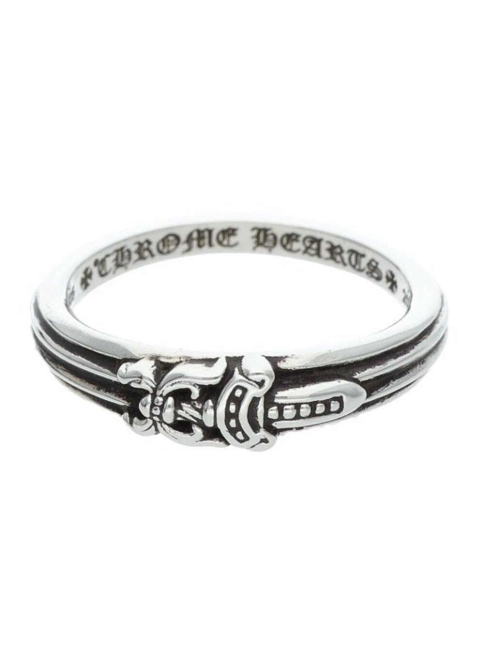 Chrome Hearts Baby Classic Dagger Silver Ring
